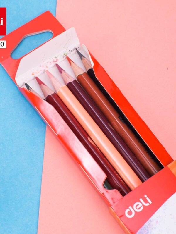 ديلي أقلام تلوين خشب طرفين - 6 قلم ( 12 لون ) - EC00500